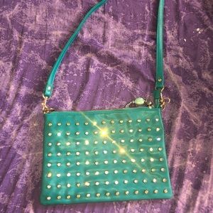 Charming Charlie purse with rhinestone back